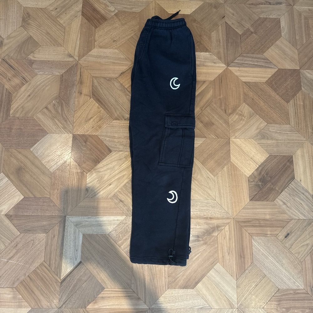 Women’s Black Cargo Sweats